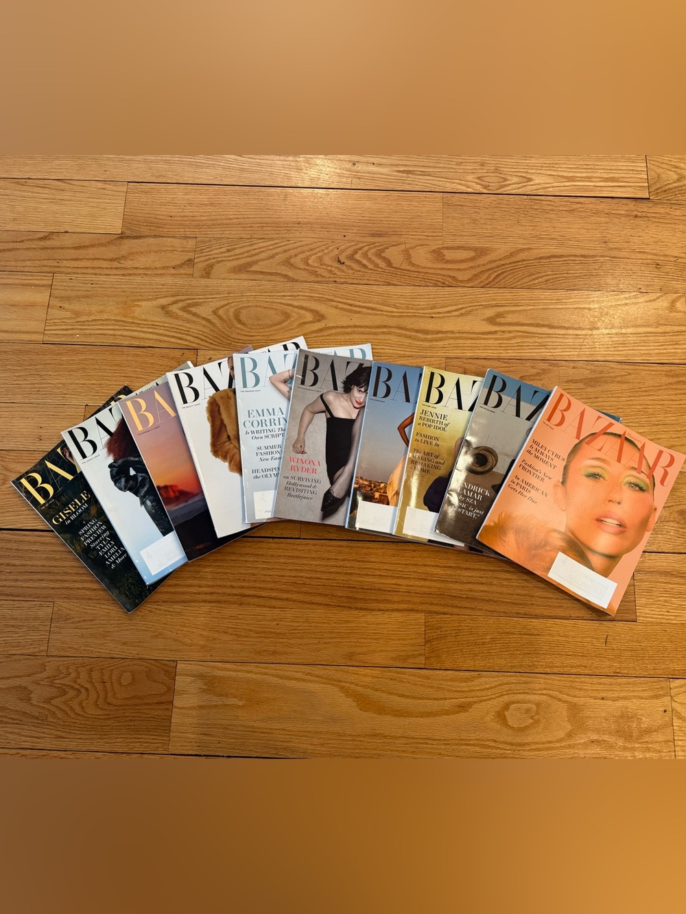 HARPER'S BAZAAR Magazine Lot - 2024 - 10 Issue Lot - Like New